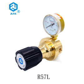 Διευθετήσιμη ανακουφιστική βαλβίδα πίεσης ορείχαλκου, ρυθμιστής αερίου ορείχαλκου R57L 1,0 κλ