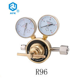 Ρυθμιστής πίεσης αερίου αργού για το άζωτο ηλίου, ευθύγραμμος ρυθμιστής αέρα ορείχαλκου R96