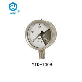 Ytq-100H διάμετρος 63mm 100nmm 160mm κατηγορίας IP65 προστασίας μανομέτρων ελέγχου ακριβείας πίεσης αερίου