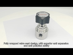 316 Stainless Steel High Pressure Manual Diaphragm Valves 1/4in Female Thread